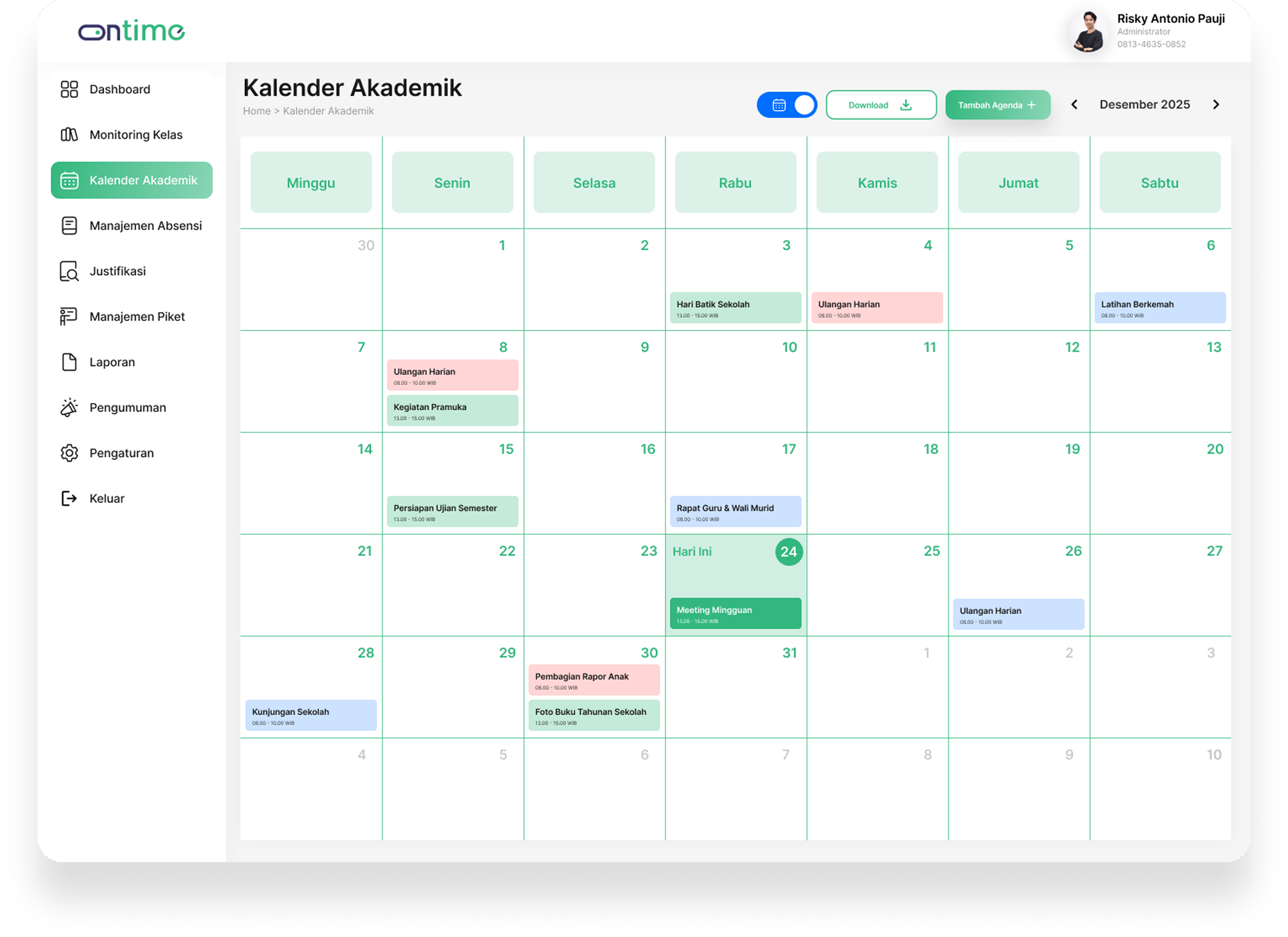 Kalender Akademik
